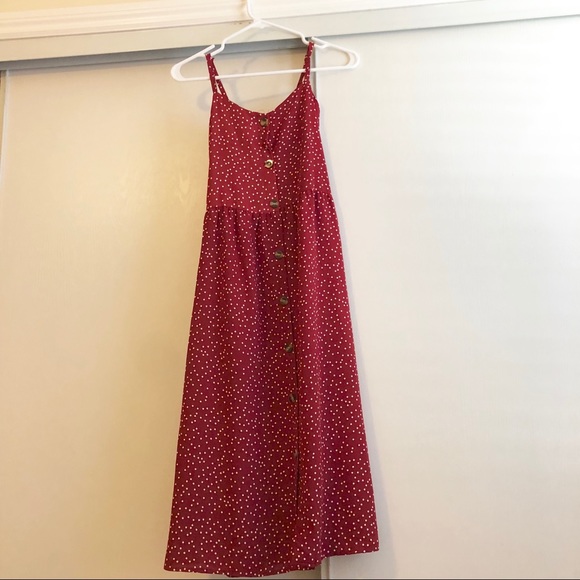 Red polka dot dress - Picture 3 of 5